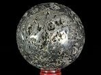 Polished Pyrite Sphere - Peru #65873-1